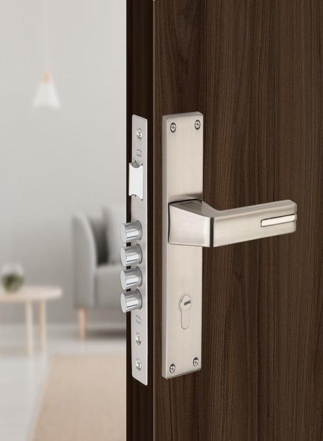 لينك قفل نقر Link Valor | للأبواب الرئيسية والداخلية في المنزل/المكتب/الفندق | طقم مقبض متين بطول 10 بوصات مع إمكانية فتح المفتاح من جانب واحد، 3 مفاتيح | تشطيب من الفولاذ المقاوم للصدأ | ضمان لمدة سنتين - Image 1